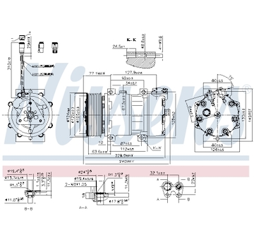 Kompresor, klimatizace NISSENS 890022