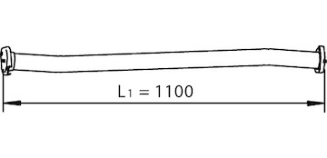 Výfuková trubka DINEX 33101