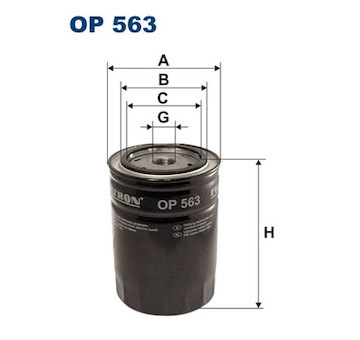 Olejový filtr FILTRON OP 563