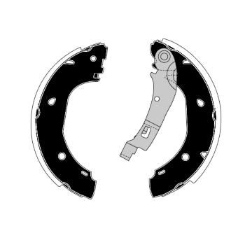 Sada brzdových čelistí RAICAM RA28550