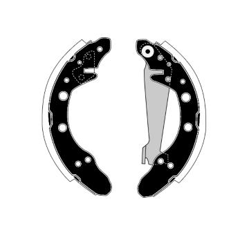 Sada brzdových čelistí RAICAM RA26830