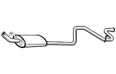 Zadní tlumič výfuku WALKER 21695