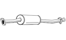 Predni tlumic vyfuku WALKER 22790