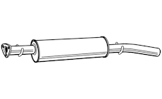 Střední tlumič výfuku WALKER 23247