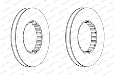 Brzdový kotouč FERODO FCR249A