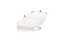 Filtr, vzduch v interiéru MANN-FILTER CU 45 004