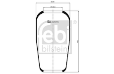 Mech, pneumaticke odpruzeni FEBI BILSTEIN 20916