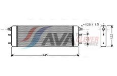 Olejový chladič, motorový olej AVA Clever Choice MS3139