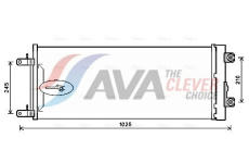 Kondenzátor, klimatizace AVA Clever Choice DF5071D