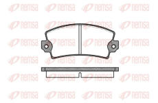Sada brzdových destiček, kotoučová brzda REMSA 0021.00