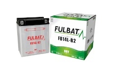 baterie 12V, YB14L-B2, 14,7Ah, 165A, konvenční 134x89x166 FULBAT (vč. balení elektrolytu)