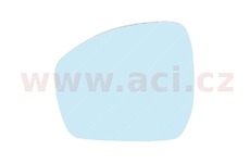 sklo zpětného zrcátka chrom, pouze sklo  L
